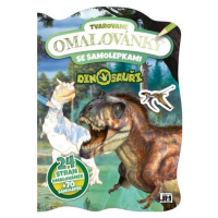 Dinosauři - Tvarované omalovánky se samolepkami, 1.  vydání