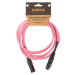 Cascha Standard Line Mic Cable Pink 3m