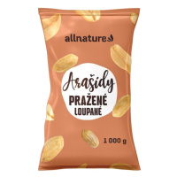 Allnature Arašídy pražené loupané nesolené 1000 g