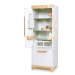 Dřevěná chladnička dvoukřídlová Refridgerator Tender Leaf Toys s úložným boxem a výroba ledu 101