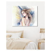 Obrazy na stěnu - Žena anděl Rozměr: 40x50 cm, Rámování: vypnuté plátno na rám