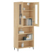 vidaXL Skříň highboard dub sonoma 69,5 x 34 x 180 cm kompozitní dřevo