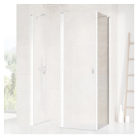 Ravak CHROME CPS - 80 white+Transparent, pevná stěna 80 cm pro kombinaci s dveřmi CRV1 a CRV2, b