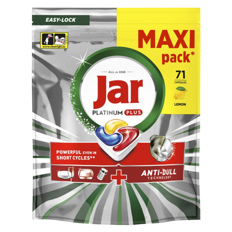 JAR Tablety do myčky Platinum Plus All-in-One Yellow maxi 71 kusů