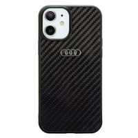 Pevný obal Audi Carbon Fiber pro iPhone 11 Xr 6,1 černo/černý