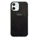 Pevný obal Audi Carbon Fiber pro iPhone 11 Xr 6,1 černo/černý