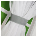 Dekorační krátká záclona s řasící páskou KALINA bílá/světle šedá 400x145 cm MyBestHome