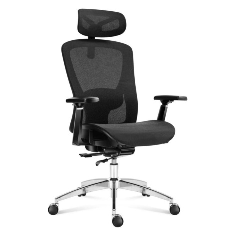 Ergonomické černé křeslo Mark Adler EXPERT 5.3 BLACK MESH