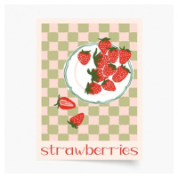 Plakát, Strawberries, 60x80