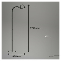 BRILONER Stojací svítidlo 152 cm 1x E27 10W chrom BRILO 1407-014