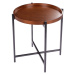 Odkládací stolek RINOLA dřevo/kov