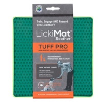 LickiMat Soother Tuff Pro lízací podložka zelená