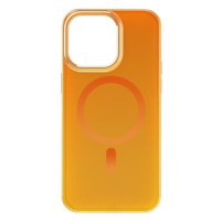 Ochranný kryt s Magsafe Clear Case Mid iDeal Of Sweden pro Apple iPhone 15 Pro Max, orange sprit