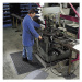 NOTRAX Děrovaná rohož pro pracoviště Sanitop, š x v 910 x 12,7 mm, délka 1520 mm