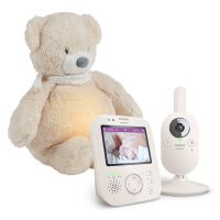 PHILIPS AVENT - Chůvička dětská video SCD891/26+Uspáváček 4v1 Sleepy Bear Beige 0m+