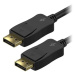 AlzaPower Core DisplayPort 1.2 4K stíněný 2m černý