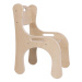 Dětská ergonomická dřevěná židle Good Wood Barva: Bílá