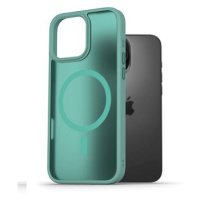 AlzaGuard Matte Case Compatible with Magsafe pro iPhone 16 Pro Max modrozelený