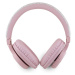 Guess PU Leather 4G Tone on Tone Script Logo BT5.3 Stereo Headphone růžové