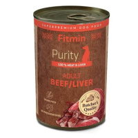 Fitmin Purity Konzerva hovězí s játry pro psy 400 g