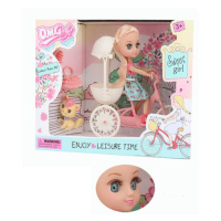 Stylová panenka s 3D očima - blond