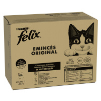 Jumbo balení Felix Classic Pouches 120 x 85 g - hovězí a kuřecí