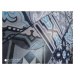 270-0169 PVC Omyvatelný vinylový stěnový obklad  - barevné kachličky, šíře 67,5 cm D-C-fix Ceram