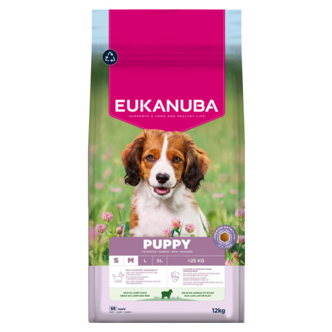 Eukanuba Premium Nutrition Puppy Small & Medium Breed Lamb & Rice - 12 kg