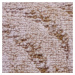 Kusový koberec Scroll béžový kruh, 300x300 (průměr) kruh, béžová, obývací pokoj