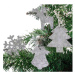 Závěsné Vánoční dekorace SHY-W8569 šedé (16 ks)
