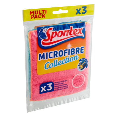Spontex Microfibre houbové hadříky s mikrovláknem 3 ks