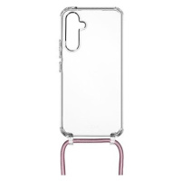 FIXED Pure Neck AntiUV s růžovou šňůrkou na krk pro Samsung A54 5G