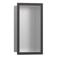 Polička Hansgrohe XtraStoris Individual s rámem kartáčovaný černý chrom 56094340