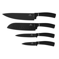 Sada nožů s nepřilnavým povrchem 4 ks Matte Black Collection
