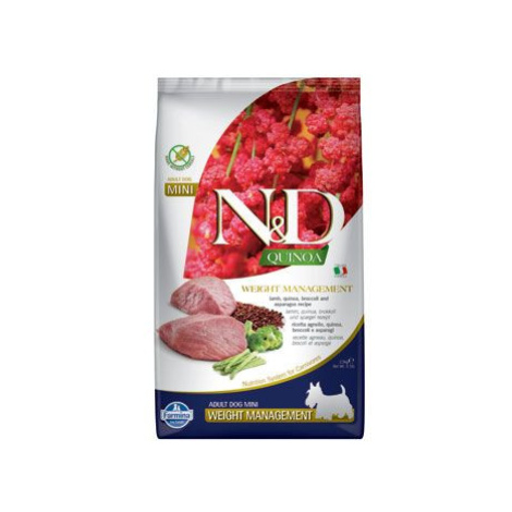 N&D Quinoa Dog Weight Management Lamb &broccoli Mini 800g