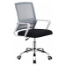 Tempo Kondela Kancelářská židle APOLO 2 NEW - síťovina šedá /  černá / plast bílý + kupón KONDEL