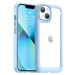 Silikonové pouzdro Space s barevným rámem na iPhone 14 PLUS 6.7" Blue