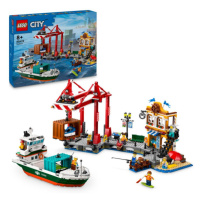 LEGO® City 60422 Přístav s nákladní lodí