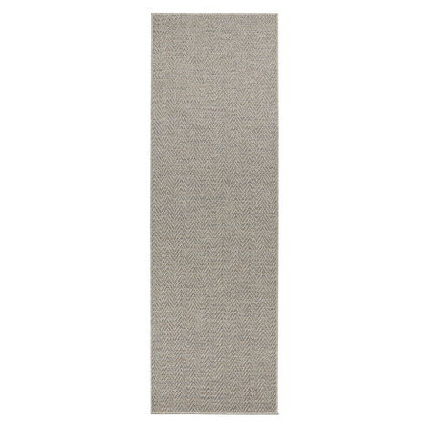 BT Carpet - Hanse Home koberce Běhoun Nature 104266 Grey/Multicolor – na ven i na doma - 80x500 