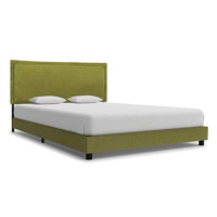Rám postele zelený textil 120x200 cm