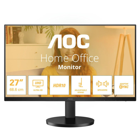 AOC/U27B3AF/27"/IPS/4K UHD/60Hz/4ms/Black/3R