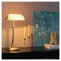 Steinhauer Stolní lampa Ancilla nastavitelná bronz/žlutá