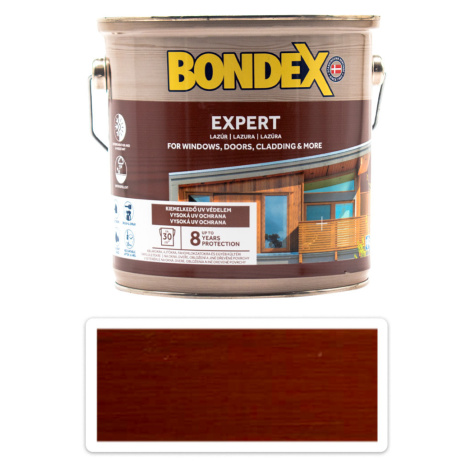 BONDEX Expert - silnovrstvá syntetická lazura na dřevo v exteriéru 2.5 l Redwood