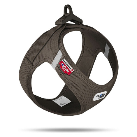 Curli Postroj pro psy se sponou Air-Mesh Brown XS, 3-5 kg