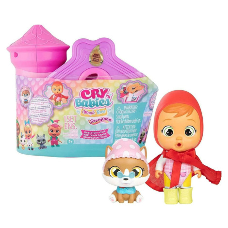 Cry Babies Magic Tears Storyland domeček fialový TM Toys
