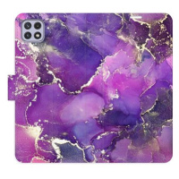 iSaprio flip pouzdro Purple Marble pro Samsung Galaxy A22 5G