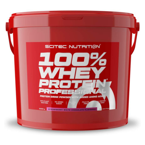 Scitec Nutrition 100% WP Professional 5000g jahody-bílá čokoláda