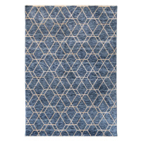 Kusový koberec Palazzo 6958A Ivory/Dark blue 80x150 cm