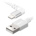 AlzaPower 90Core USB-A to Lightning MFi 1m stříbrný
