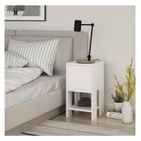 Noční stolek EMA 55x30 cm bílá